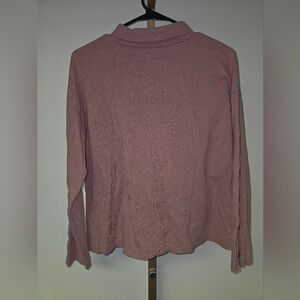 Madewell Button Sleeve Turtleneck Top